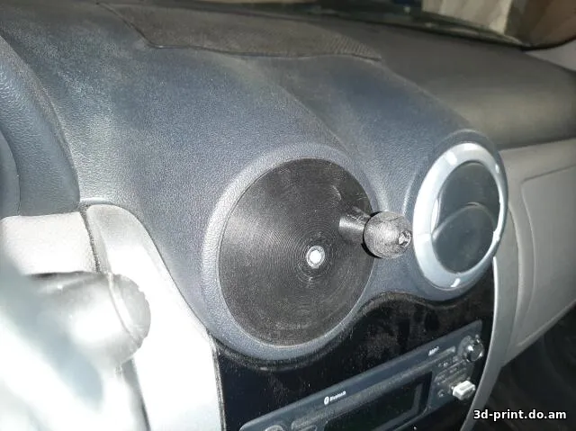 3D-модель "Крепления для телефона в воздуховод на Renault Logan и подобные авто"