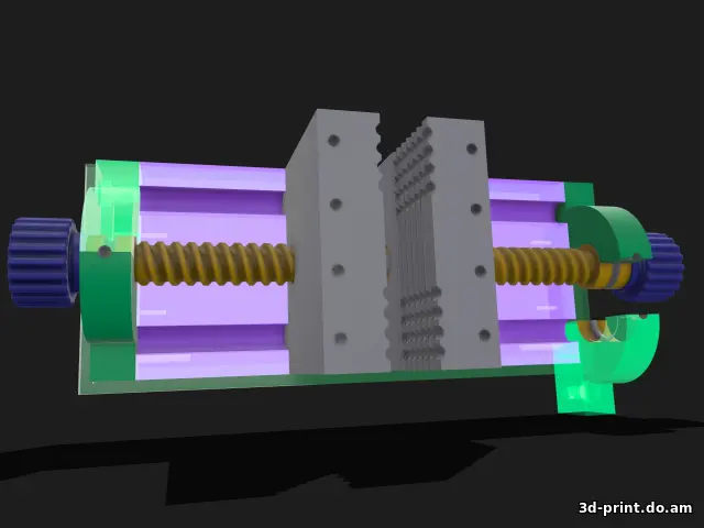 3D-модель "Настольные Тиски (высокие)"