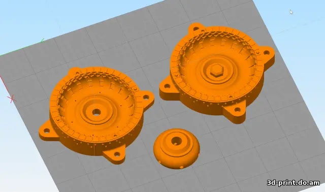 3D-модель "Форма для отливки шин МЗКТ-543"