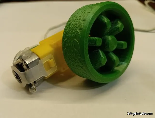 3D-модель "Колёса для мотор-редуктора постоянного тока, 3-6v"