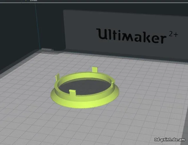 3D-модель "Центрирующая проставка для литья 54.1-60.1мм"