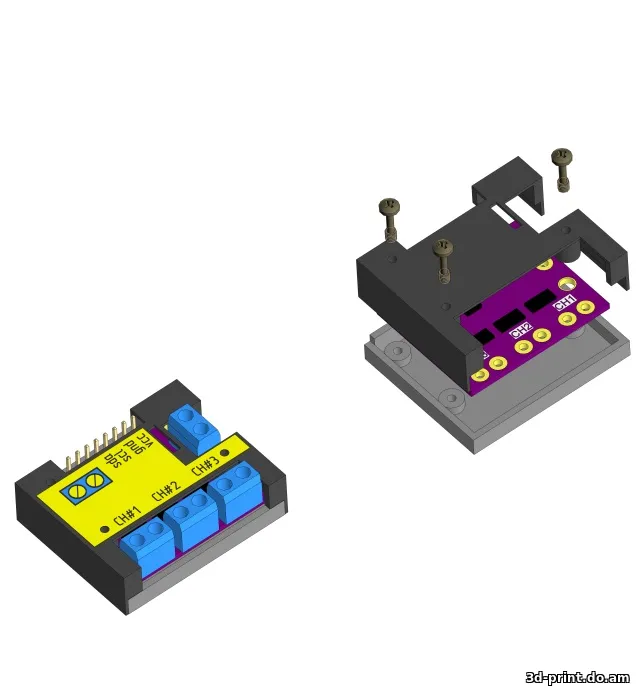 3D-модель "Корпус для модуля INA3221"