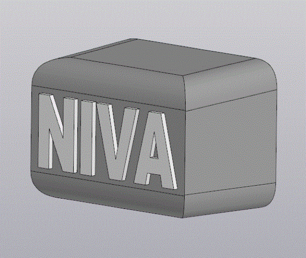 3D-модель "Заглушка для багажника (профиль 25*35)"