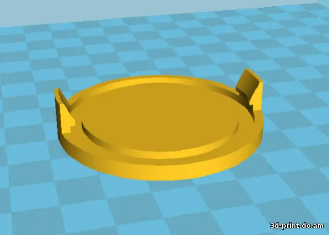 3D-модель "Крышка бачка омывателя shevrolet lanos"