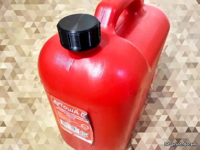 3D-модель "Крышка пластиковой канистры для топлива"