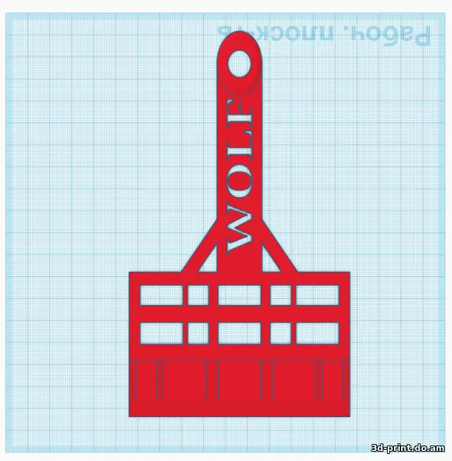 3D-модель "Скребок для автомобиля"