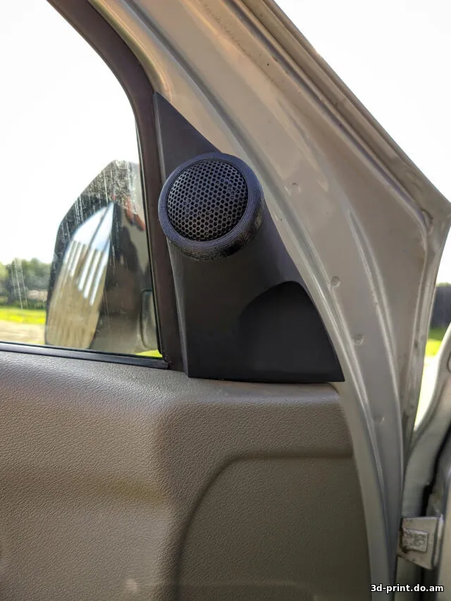 3D-модель "Стойки под твитеры для Lada Kalina первого поколения"