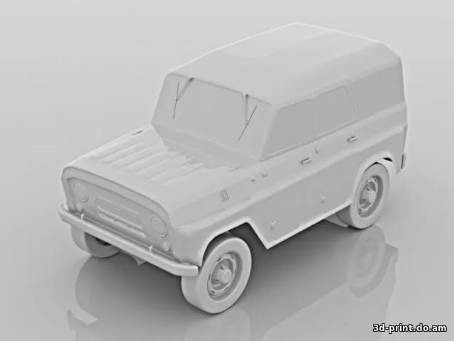 3D-модель "Модель УАЗ"