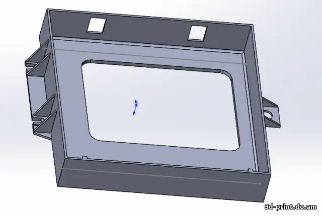 3D-модель "Корпус салонного фильтра Volkswagen Golf 2"