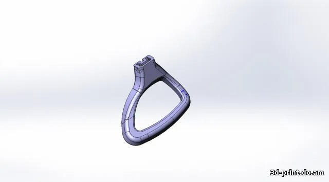 3D-модель "ВАЗ Калина. Ручка сиденья"