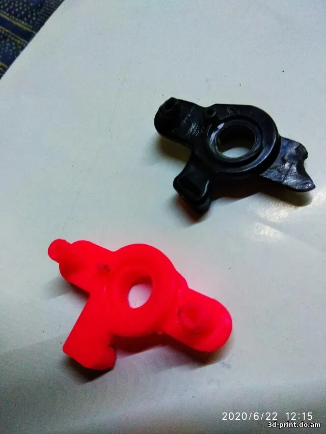 3D-модель "Деталь замка бардачка Toyota Camry 50-55"