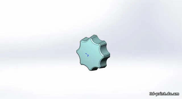 3D-модель "ВАЗ Калина. Крутилка сиденья"