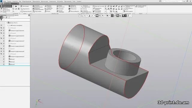 3D-модель "Форсунка омывателя фар Toyota Camry 50, 2012г. Каталожный номер 85208-33040"