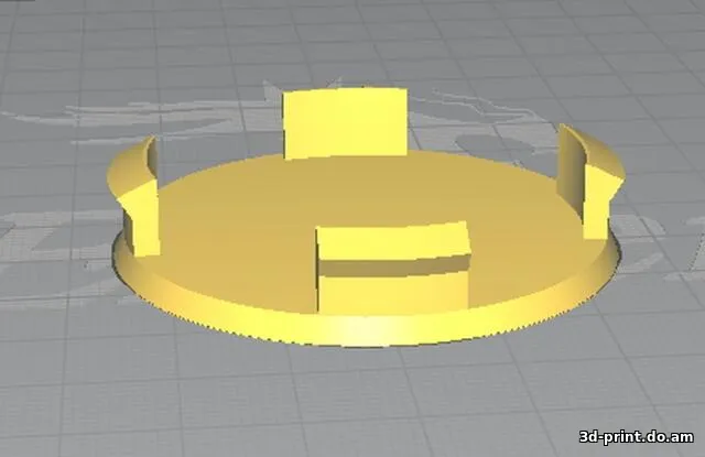 3D-модель "Заглушка на литой диск"