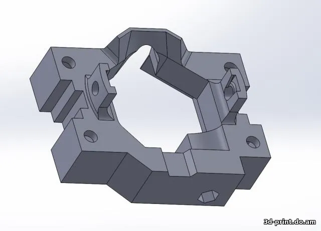 3D-модель "Кронштейн для противотуманки для Renault Sandero 2015 (STL+SolidWorks2019)"
