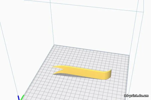 3D-модель "Инструмент для снятия пластика в автомобиль"