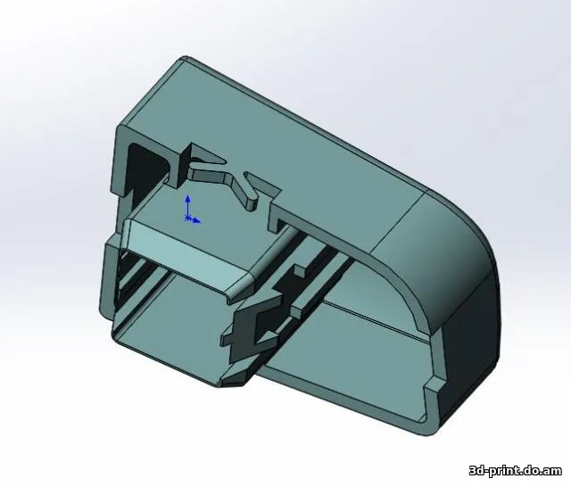 3D-модель "ВАЗ Калина. Заглушка панели"