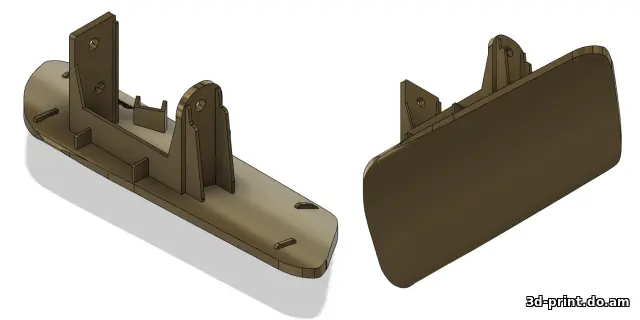 3D-модель "Zotye T600 крышка форсунки омывателя фар"