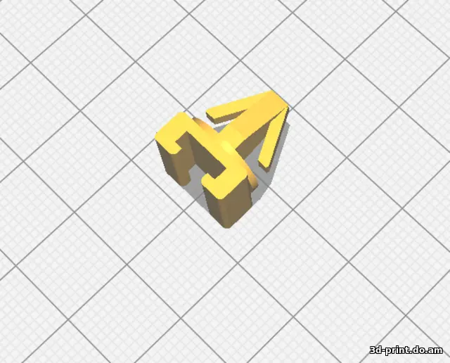 3D-модель "Пистон (защелка) молдинга (накладки для двери) ВАЗ 2114"