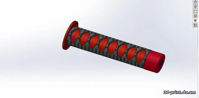 3D-модель "Рукоять от Катаны на ВАЗ Классику и ПП. Перезалив"
