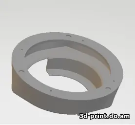 3D-модель "Проставка подиум 16 динамика в дверь Ланос Сенс"