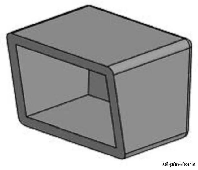 3D-модель "Заглушка рейки багажника ВАЗ, LADA"