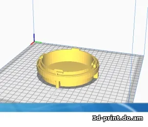 3D-модель "Заглушка на переднюю фару NISSAN QASHQAI"