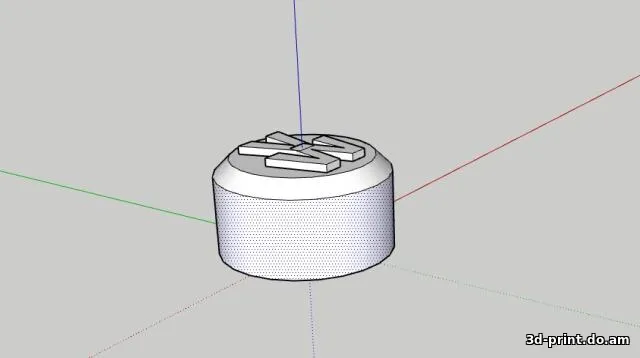 3D-модель "Колпачок дворников Volkswagen Transporter"