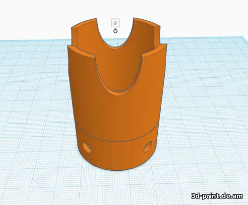 3D-модель "Специальный инструмент для снятия декоративного кольца вокруг замка зажигания Mercedes Benz"