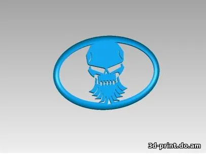 3D-модель "Эмблема бородатой Toyota Land Cruiser"