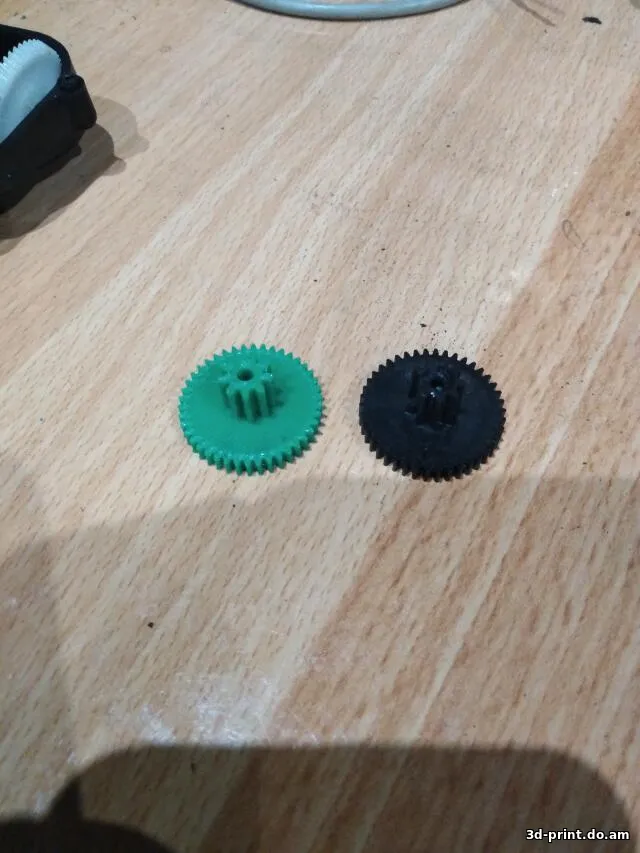 3D-модель "Шестерни привода воздушной заслонки отопителя салона Lada Priora"