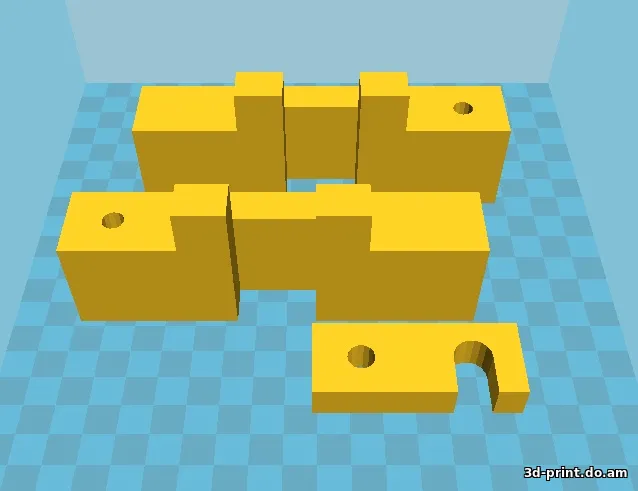 3D-модель "Фиксатор распредвалов BMW M54"