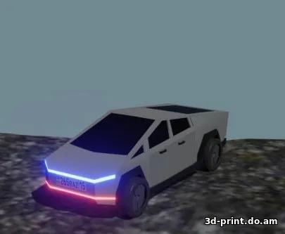 3D-модель "Автомобиль Cyber truck"