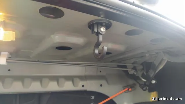 3D-модель "Складной крючок в багажник Лада Гранта/Lada Granta седан"