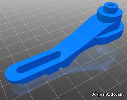 3D-модель "Тяга климат контроля A2038300033 mercedes w203"