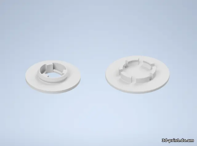 3D-модель "Клипсы ковриков салона LADA Vesta / XRAY"