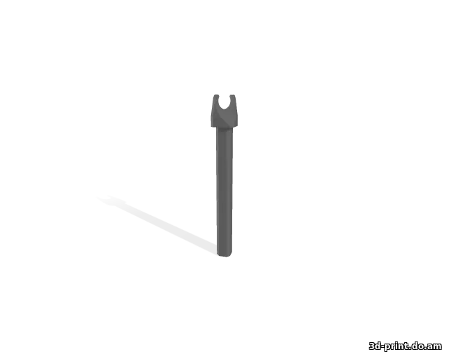 3D-модель "Тяга замка капота Ford Focus 2"