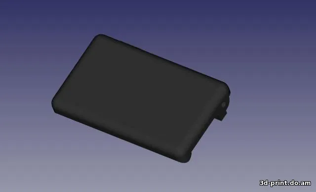 3D-модель "Ручка бардачка Nissan Primera P10"