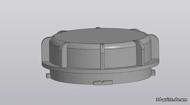 3D-модель "Заглушка на фару Citroën C-Crosser"