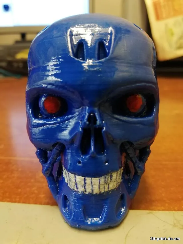 3D-модель "Терминатор Т800 ручка КПП ВАЗ 2106"