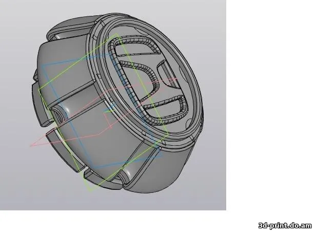 3D-модель "Заглушка для оригинальных дисков HONDA RD-1"