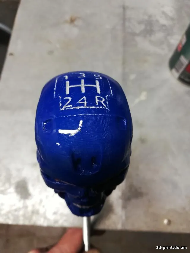 3D-модель "Терминатор Т800 ручка КПП ВАЗ 2106"