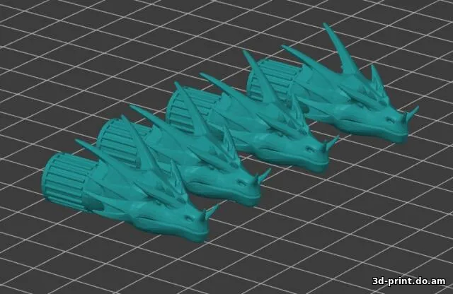 3D-модель "Колпачки на ниппель Дракон (V2)"