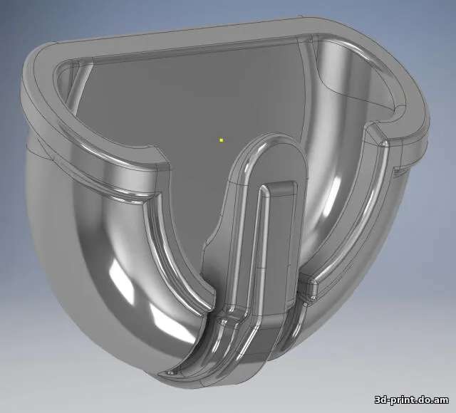 3D-модель "Крышка проушины буксировочного крюка LADA Granta Cross 2019"