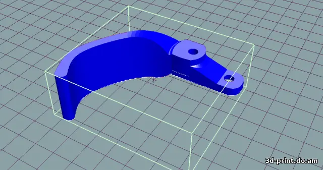 3D-модель "Ручка внутреняя, ваз 2107"