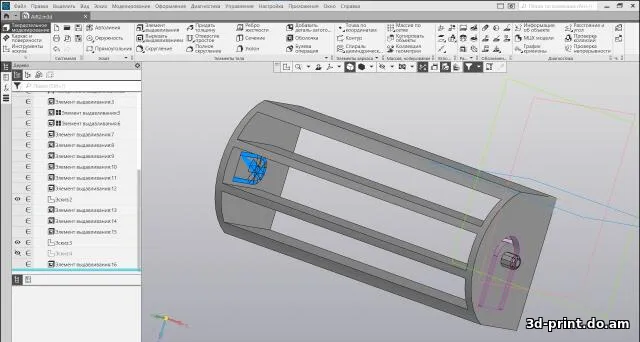 3D-модель "Дефлектор Ваз 2107"
