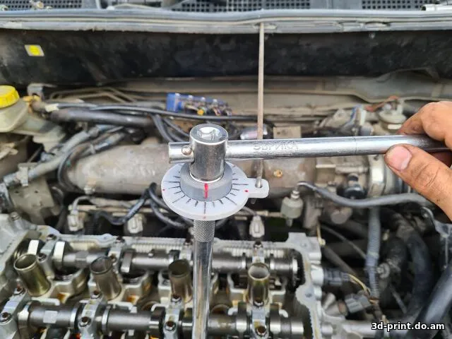 3D-модель "Угломер для затяжки болтов (доворотная шкала)"