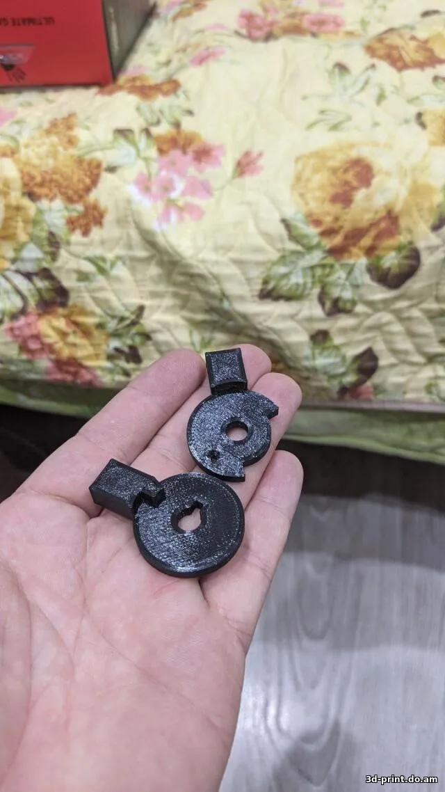 3D-модель "Механизм открывания багажника LADA Kalina 1"