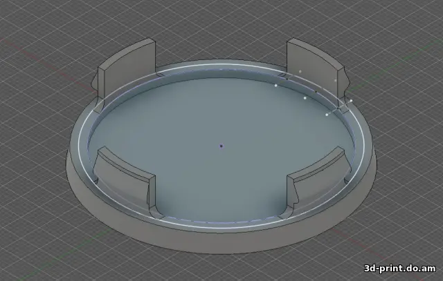 3D-модель "Заглушка авто диска AlutecN23" — STL модель для 3D-печати