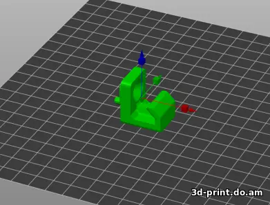 3D-модель "Крючок крепления задней полки шевроле нива"